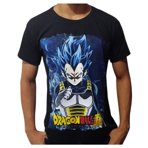 Camisa - Dragon Ball Z - Goku & Vegeta Super sayajin Blue